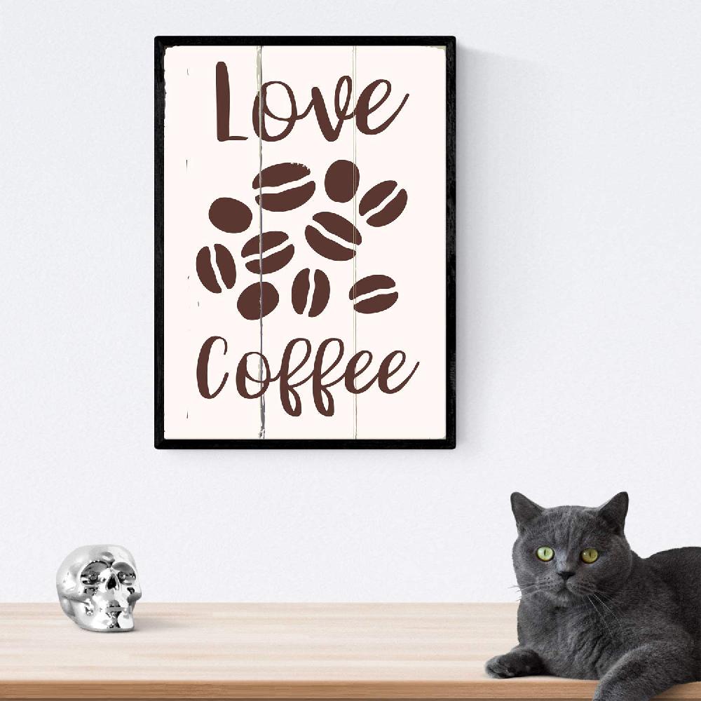nacnic Set de láminas de tipos de café colorido Tienda