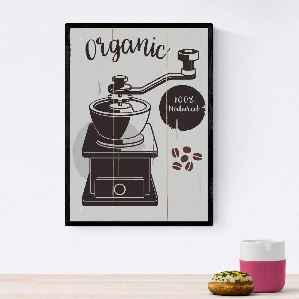 nacnic Set de láminas de tipos de café colorido Tienda