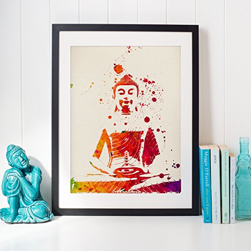 nacnic Pack de Láminas de Meditación Estilo Acuarela con Imágenes de la India Precio de fábrica