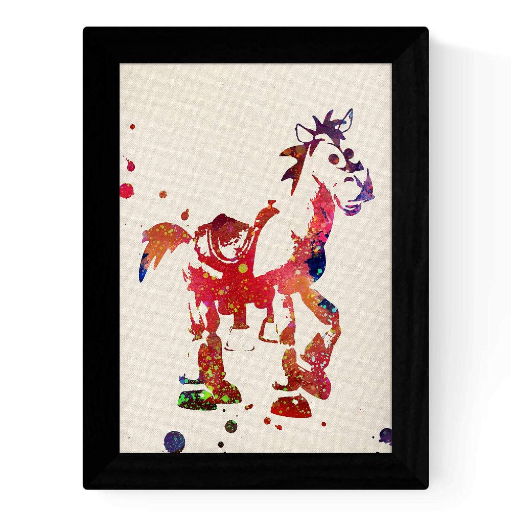 nacnic Set de Láminas Acuarela Toy Story con Buzz Woody Jessie y Caballo Promoción por tiempo limitado