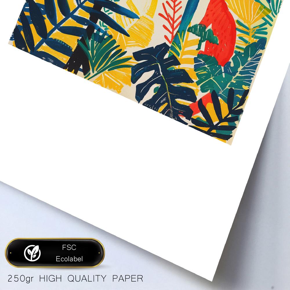 nacnic Matisse floral y llamativo Outlet