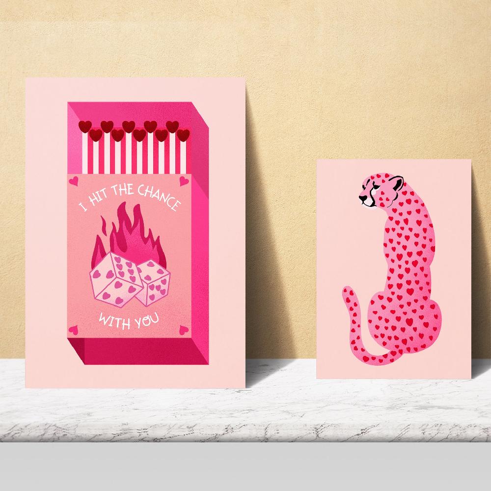 nacnic Illustraciones de arte moderno adolescente Tienda