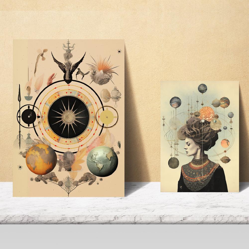 nacnic Collage surrealista estilo esoterico mistico Último día
