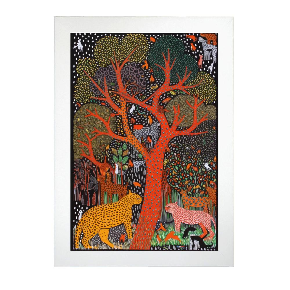 nacnic Poster de Yayoi Kusama "Animales An" Tienda de fábrica
