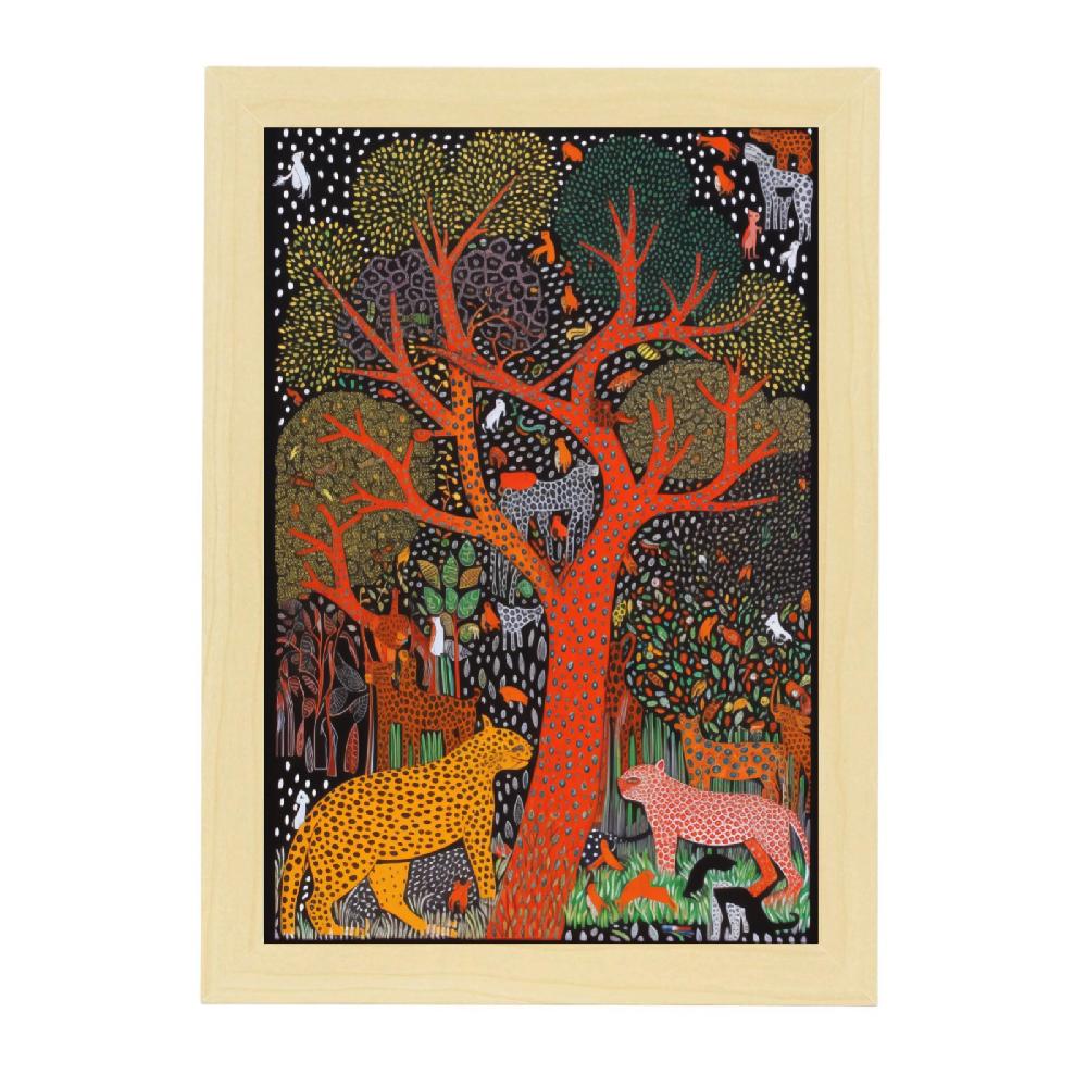 nacnic Poster de Yayoi Kusama "Animales An" Tienda de fábrica