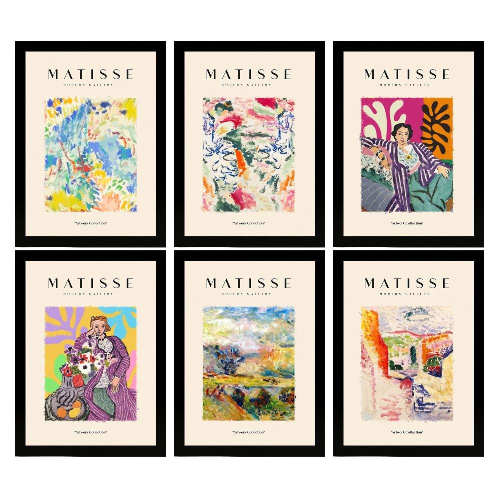nacnic Nacnic Set de 6 Láminas Artísticas Matisse Modelo Pueblos Descuento por venta flash