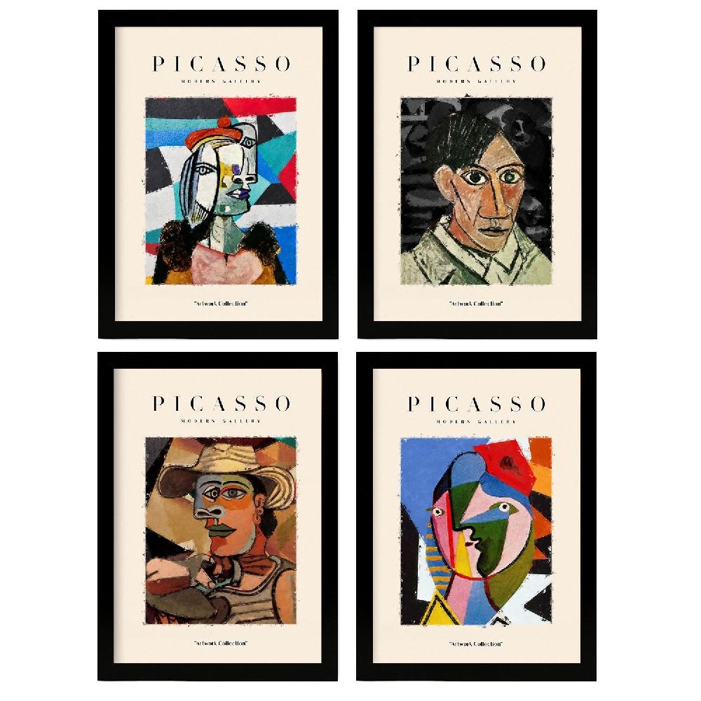 nacnic Conjunto de 4 Láminas Picasso de Nacnic Ofertas de temporada
