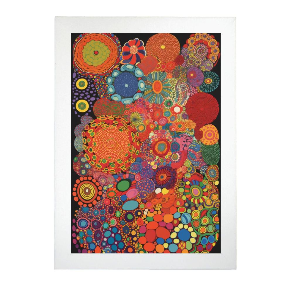 nacnic Cartel de Yayoi Kusama: Mundo Infinito - Laminas Grandes ahorros