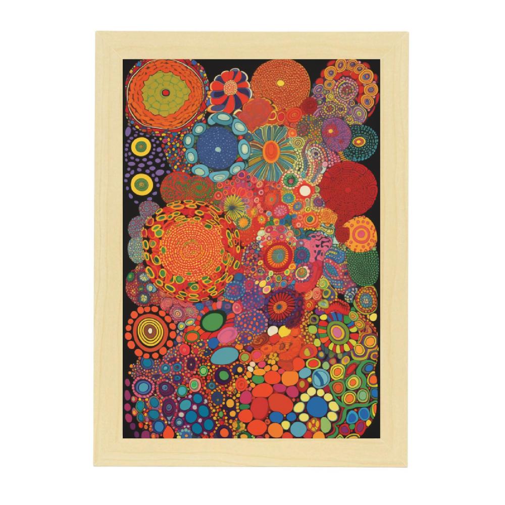 nacnic Cartel de Yayoi Kusama: Mundo Infinito - Laminas Grandes ahorros
