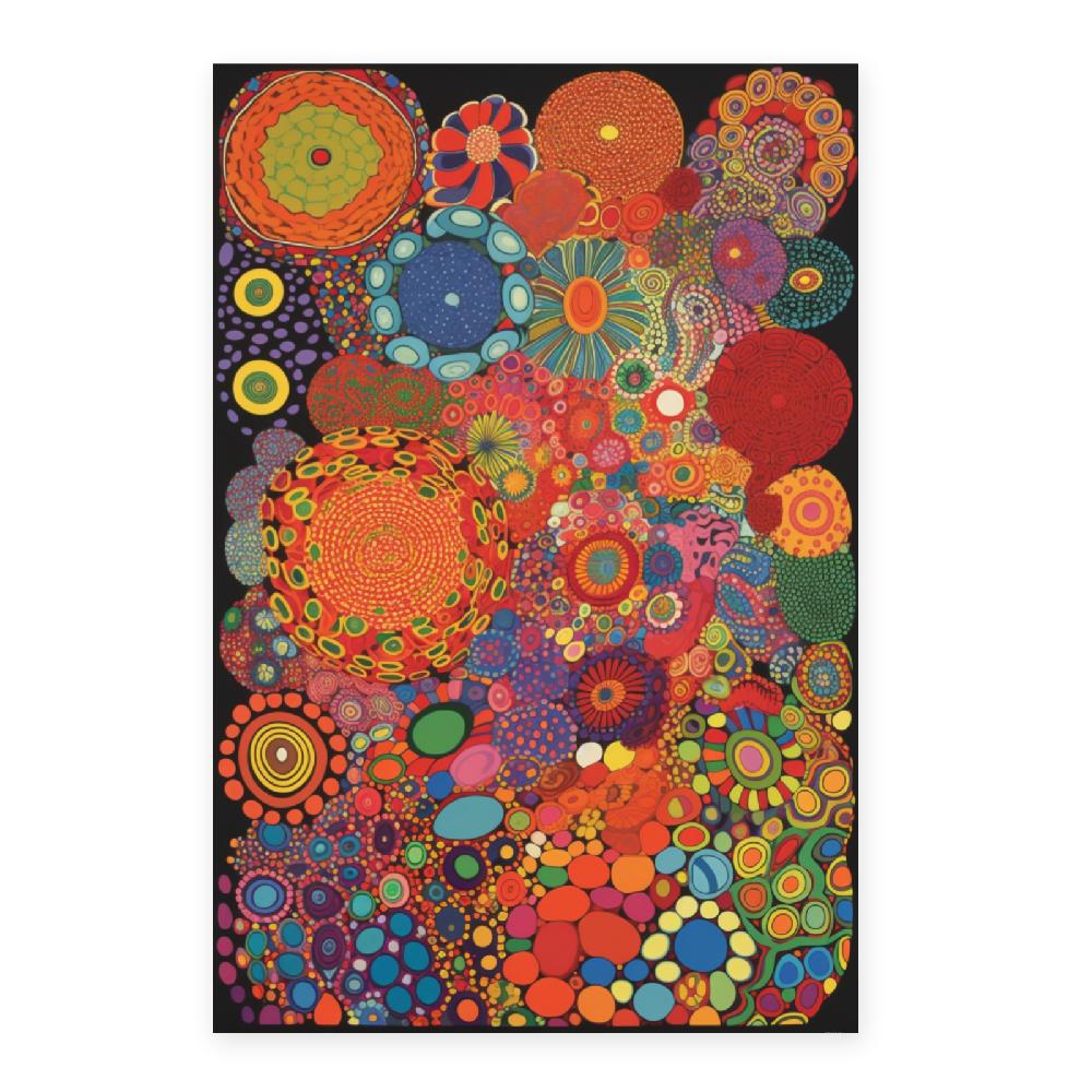 nacnic Cartel de Yayoi Kusama: Mundo Infinito - Laminas Grandes ahorros