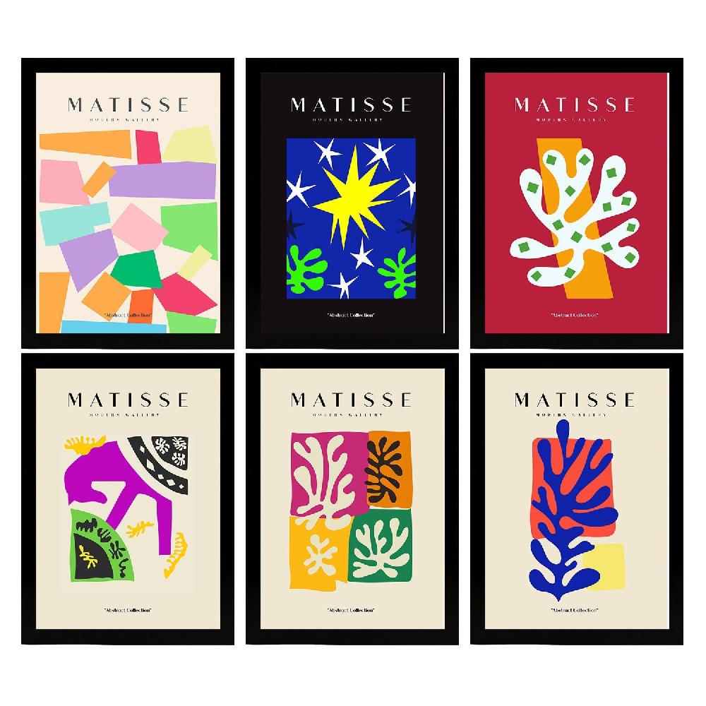 nacnic Nacnic Set de 6 Láminas Artísticas de Matisse Modelo Provocativo en Diseño Moderno Rebajas de fin de temporada