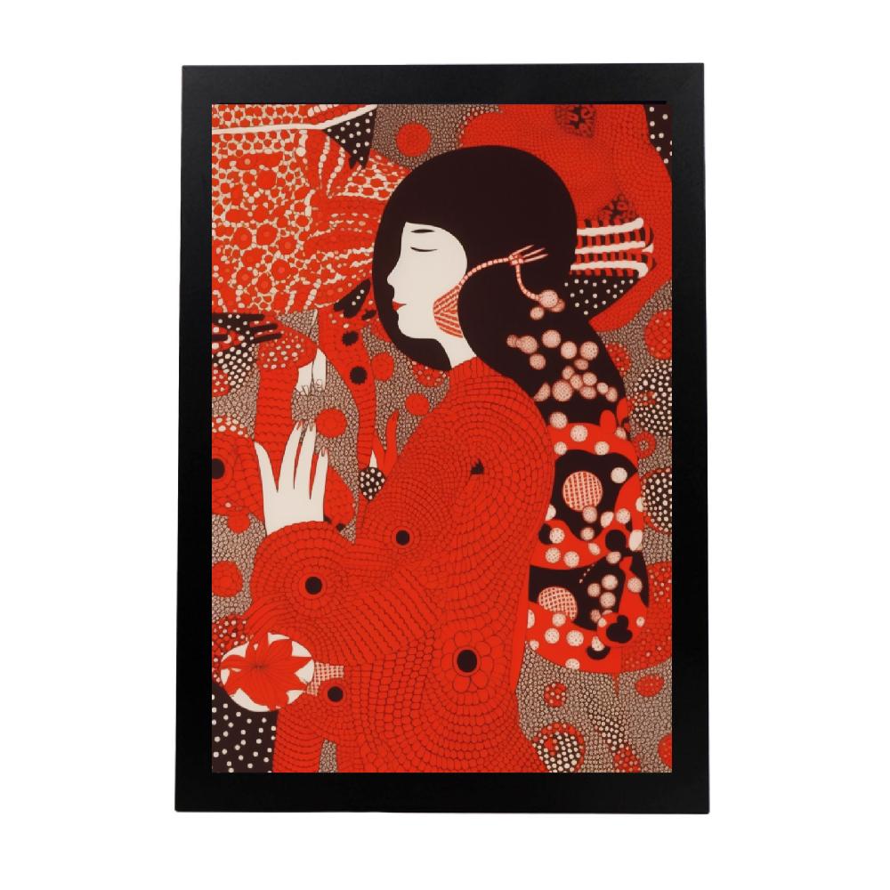 nacnic Póster detallado de Yayoi Kusama: Explorando el infinito Rebajas