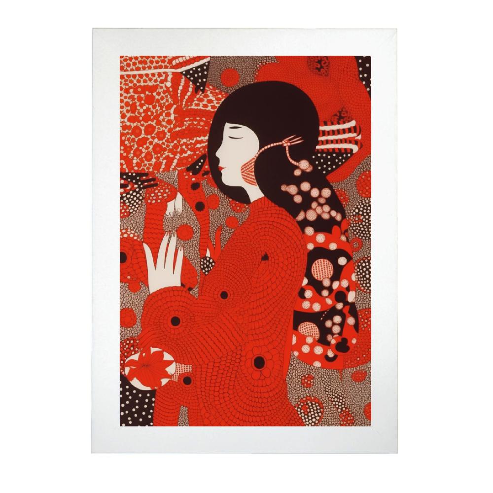 nacnic Póster detallado de Yayoi Kusama: Explorando el infinito Rebajas