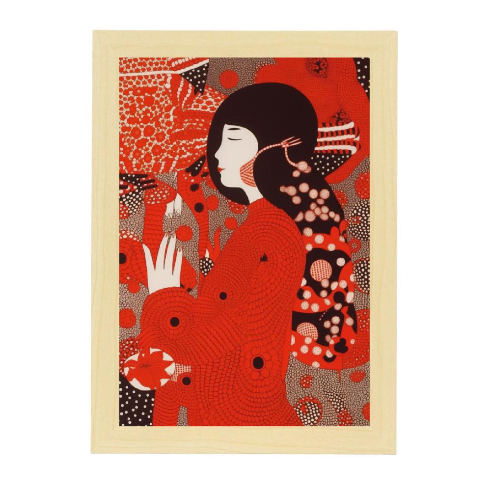 nacnic Póster detallado de Yayoi Kusama: Explorando el infinito Rebajas