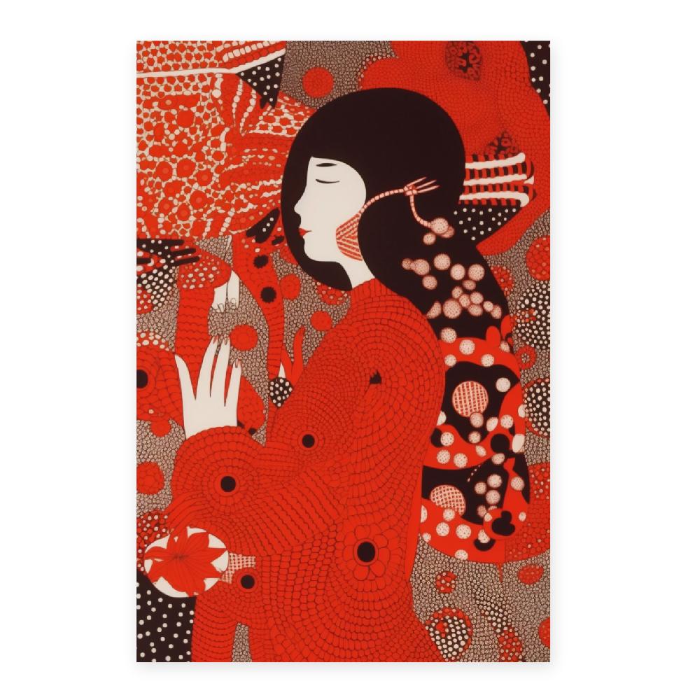 nacnic Póster detallado de Yayoi Kusama: Explorando el infinito Rebajas