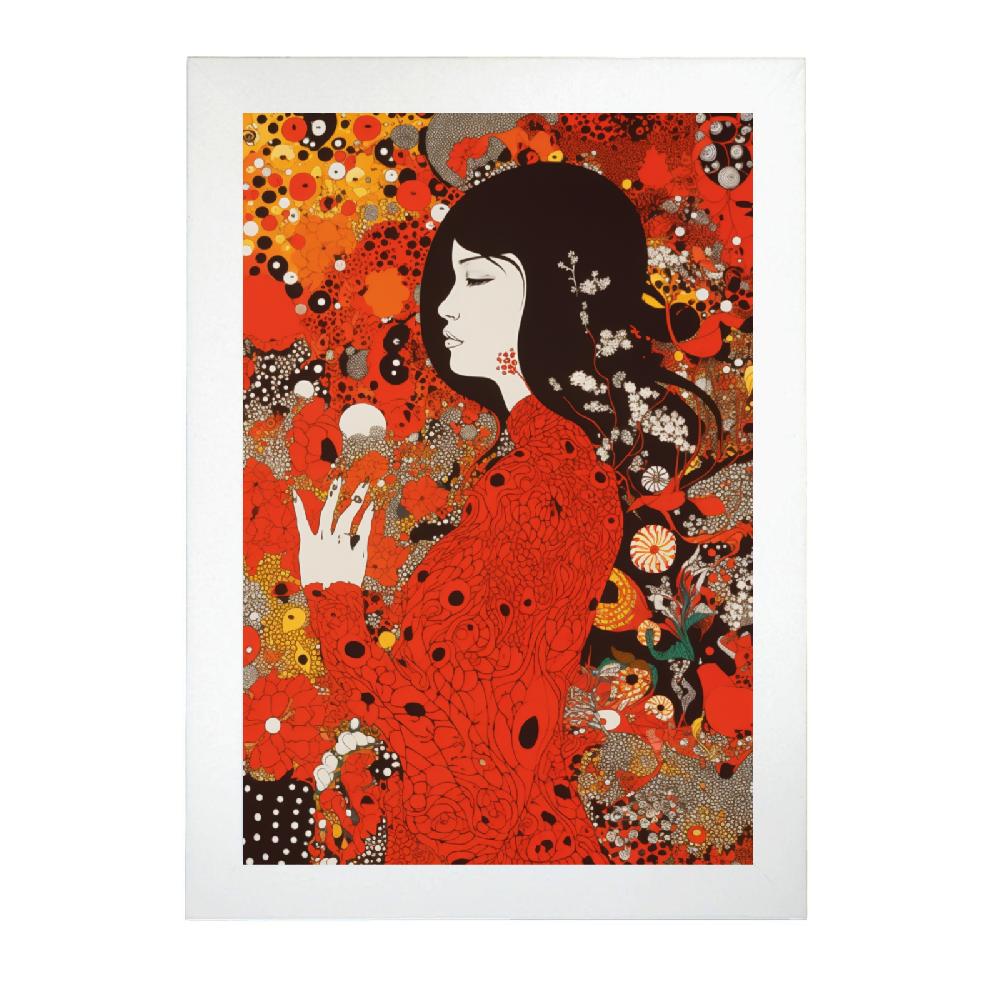 nacnic Póster Detalles en Abundancia de Yayoi Kusama Ofertas