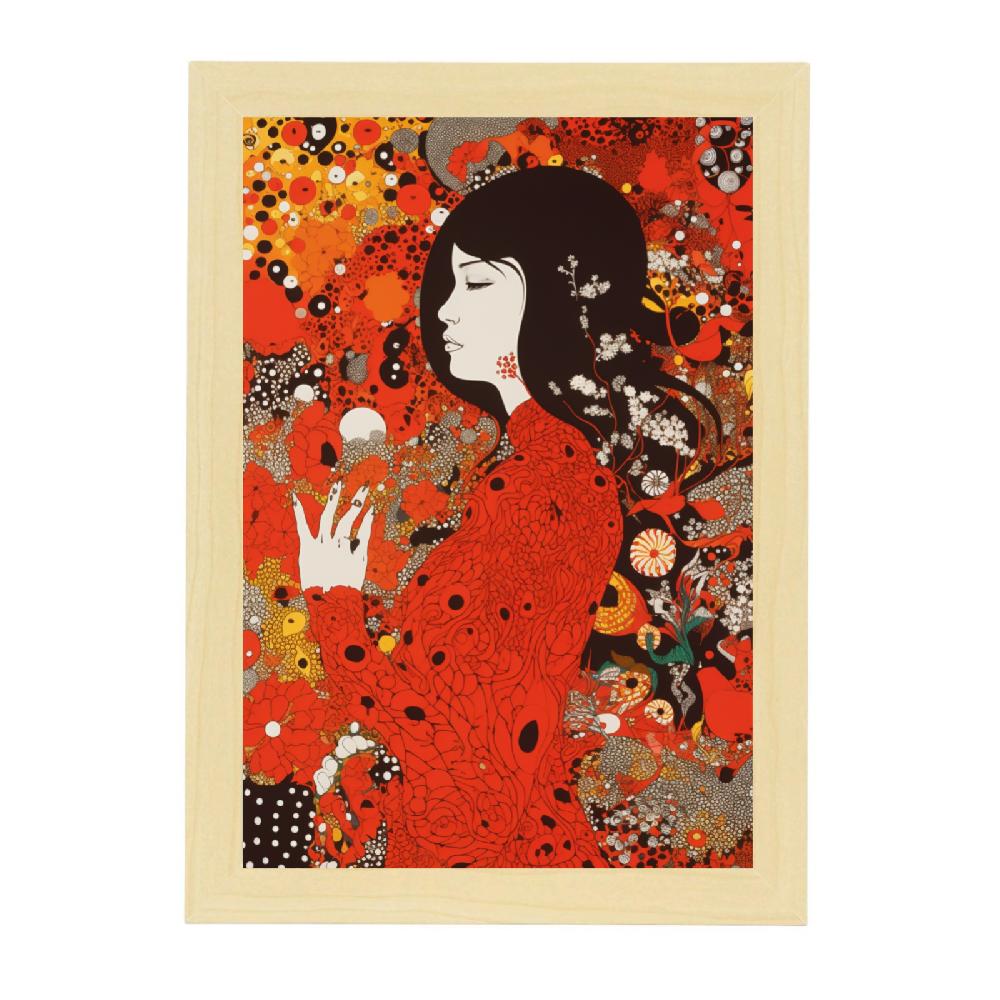 nacnic Póster Detalles en Abundancia de Yayoi Kusama Ofertas