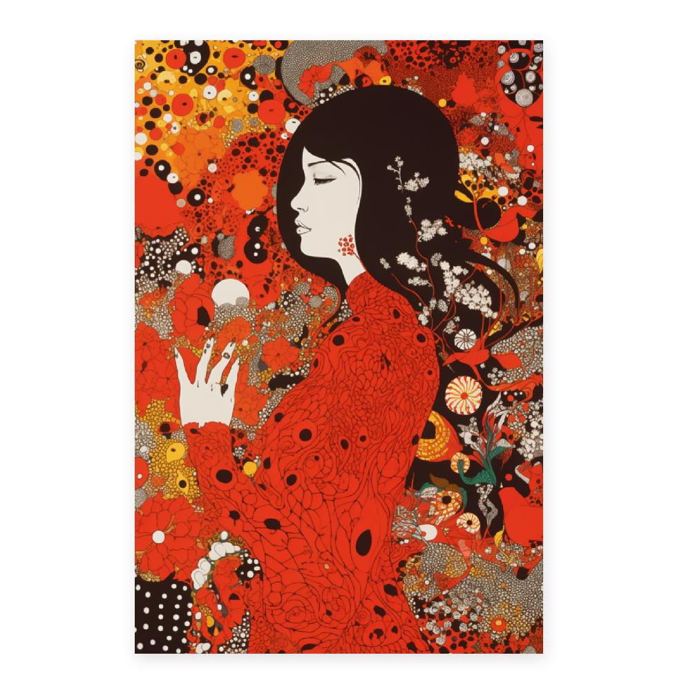 nacnic Póster Detalles en Abundancia de Yayoi Kusama Ofertas