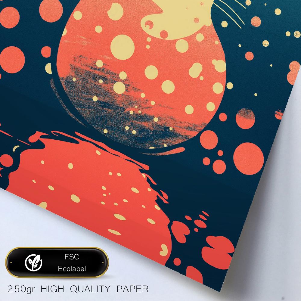 nacnic Póster Yayoi Kusama Atardecer Acuático Multicolor En oferta
