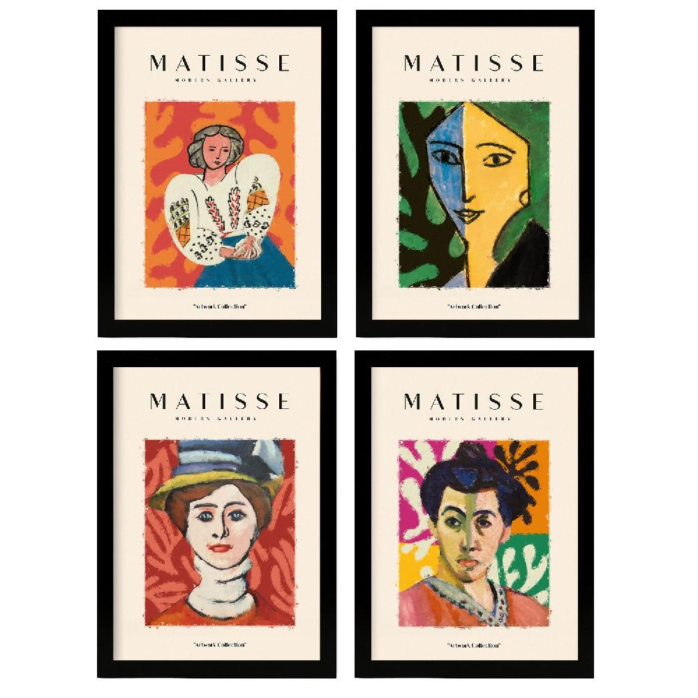 nacnic Nacnic Set of 4 Matisse Portraits Rebajas baratas