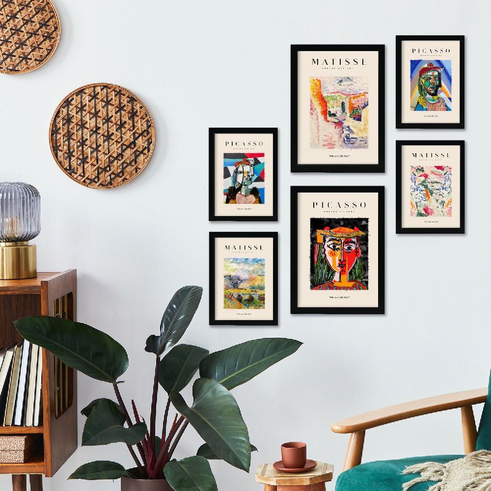 nacnic Láminas Picasso y Matisse. Arte Fauvismo y Surrealismo. Siglo Pasado Los más vendidos