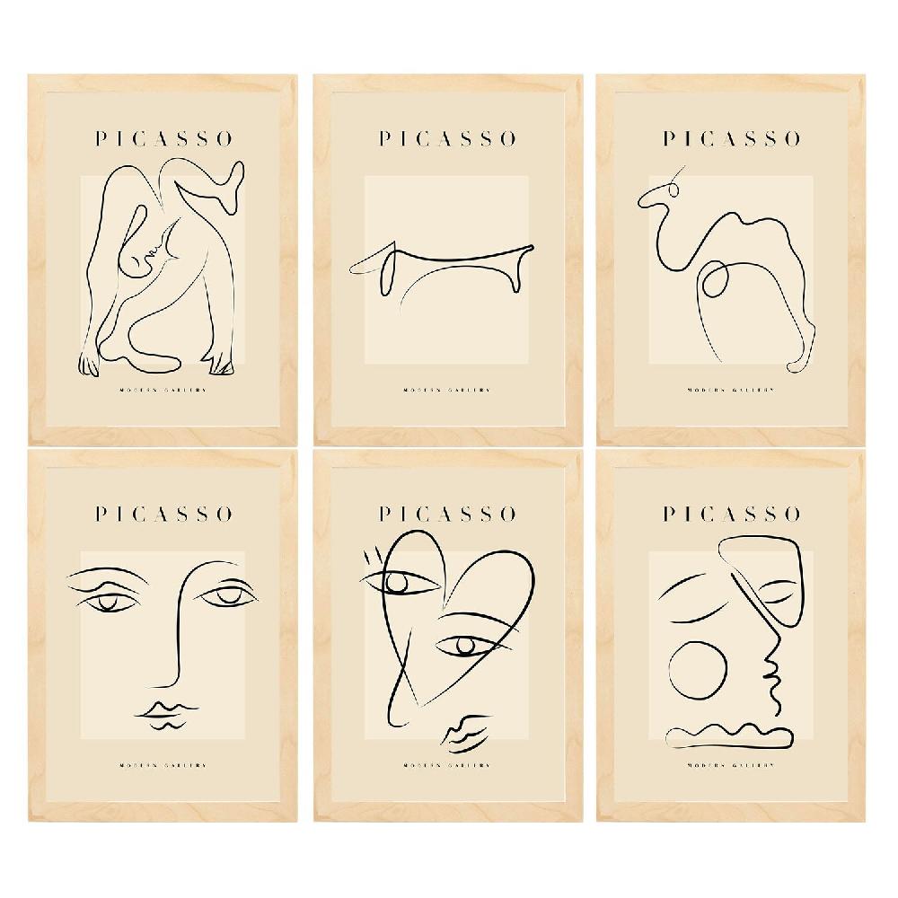 nacnic Nacnic Set de 6 Láminas Decorativas Picasso Modelo Amor Descuento