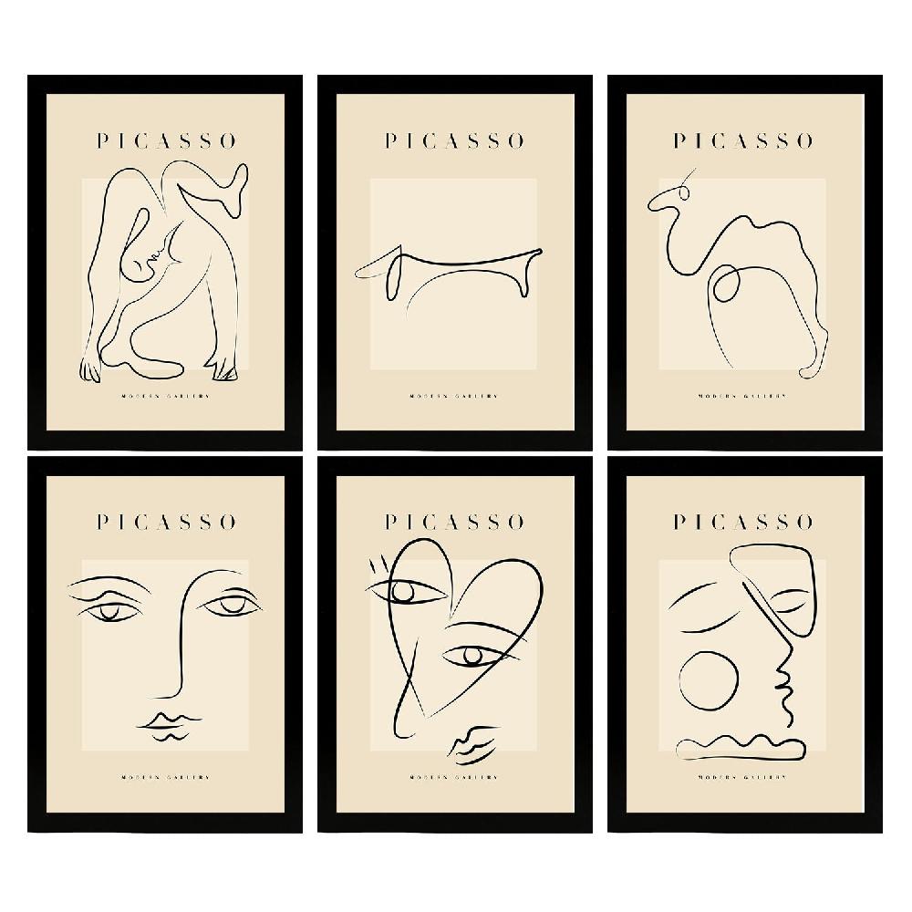 nacnic Nacnic Set de 6 Láminas Decorativas Picasso Modelo Amor Descuento