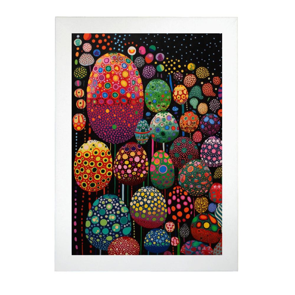 nacnic Póster en 8k de Yayoi Kusama Liquidación