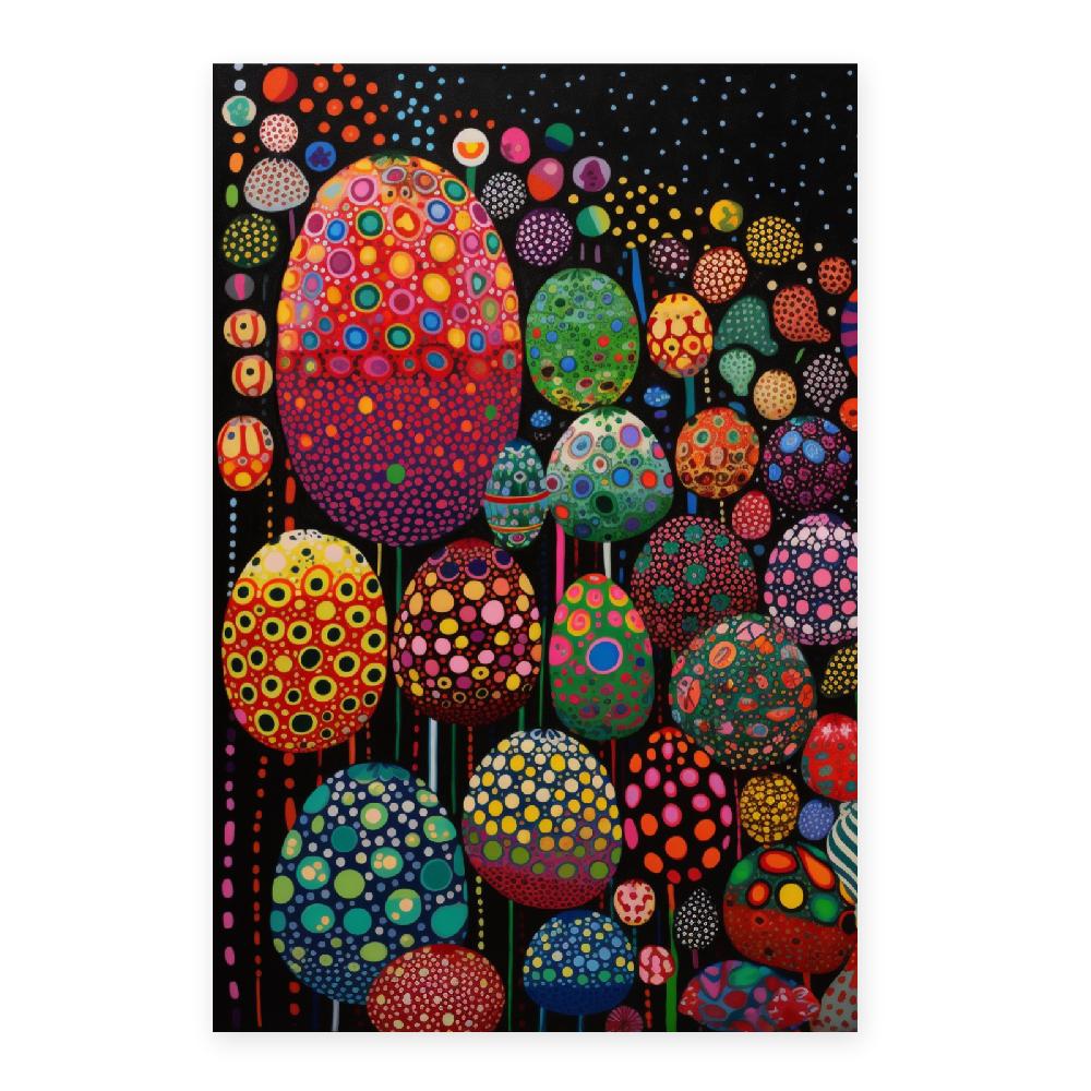 nacnic Póster en 8k de Yayoi Kusama Liquidación