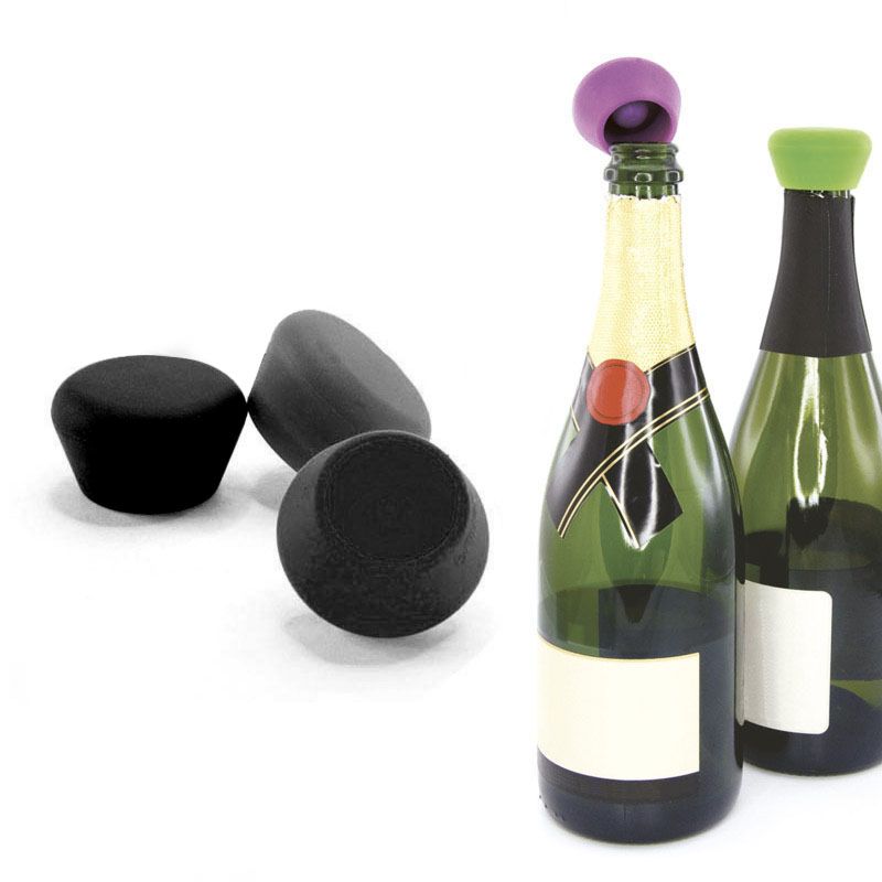 pulltex Tapón de Cava en Silicona Negra Ofertas de temporada