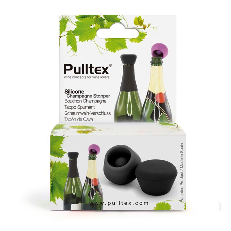 pulltex Tapón de Cava en Silicona Negra Ofertas de temporada