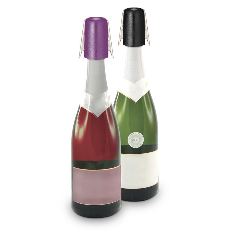 pulltex Abridor y Tapón de Cava Negro Grandes ahorros