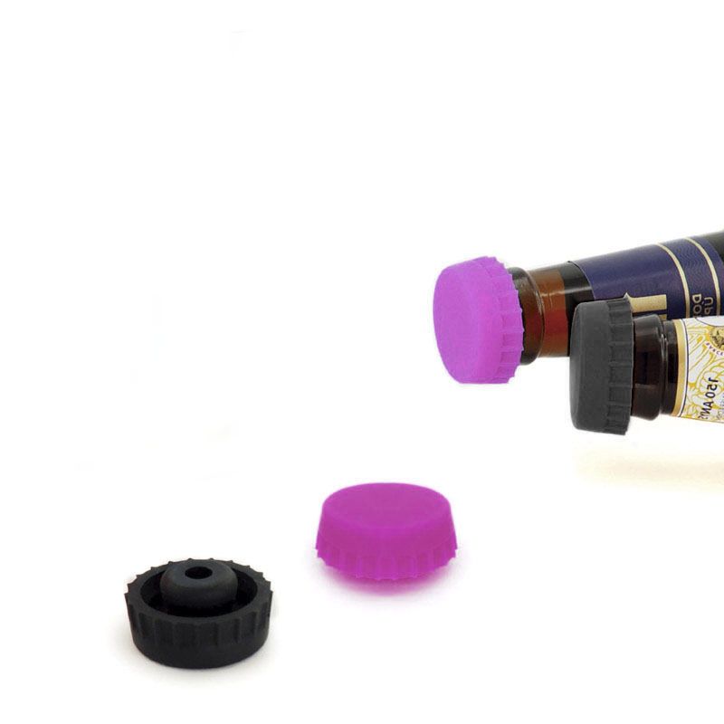 pulltex 2 Tapones de Cerveza en Silicona (Negro/violeta) Rebajas