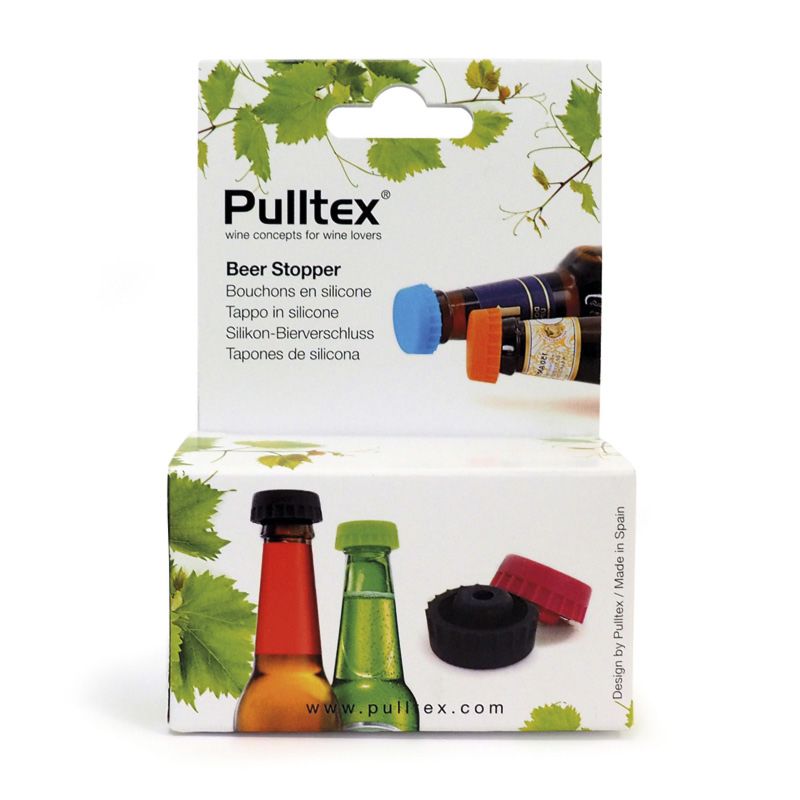 pulltex 2 Tapones de Cerveza en Silicona (Negro/violeta) Rebajas