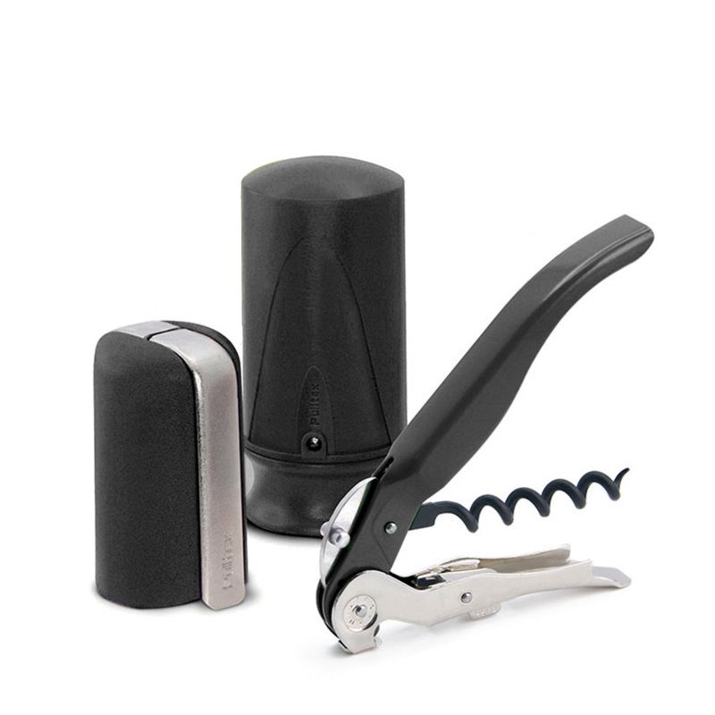 pulltex Set de vino y cava | Negro