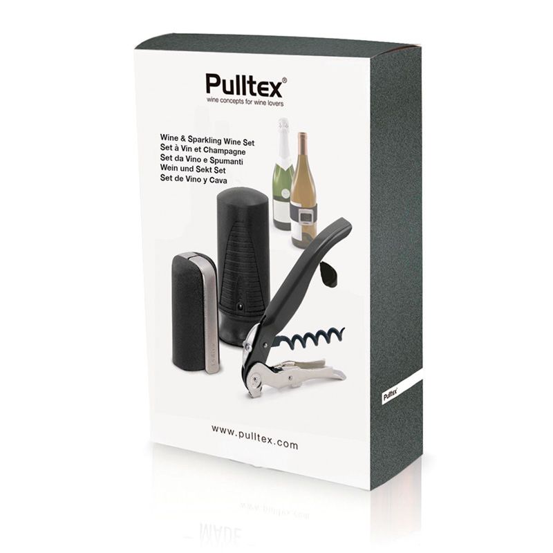 pulltex Set de vino y cava | Negro Outlet online
