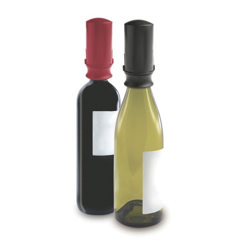pulltex Tapón-Bomba de vacío vino Negra Ofertas de temporada