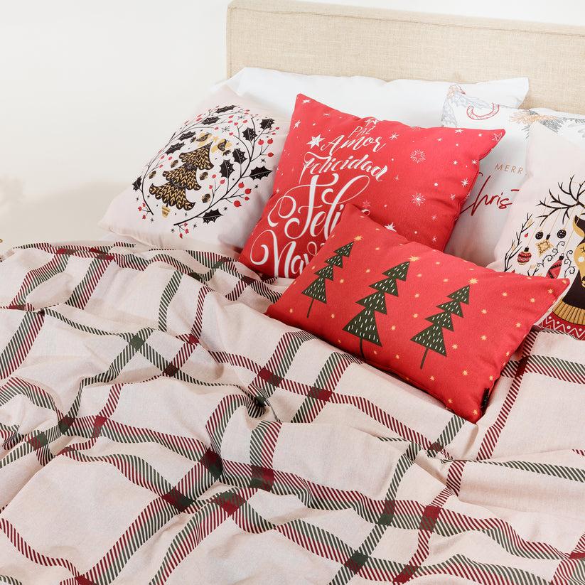 ripshop Funda nórdica con clicks 100% algodón Cuadros Navidad – Ripshop En línea