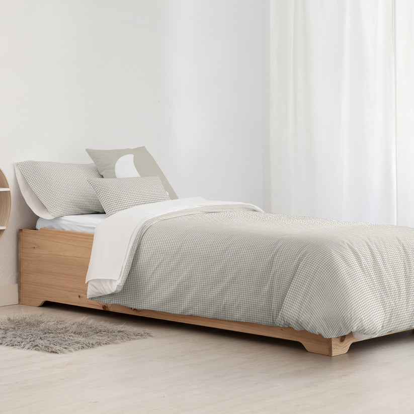 ripshop Funda nórdica 100% algodón Vichy Beige – Ripshop COMPRAR AHORA