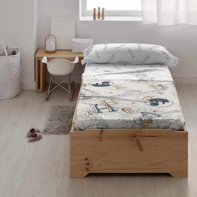 ripshop Juego de sábanas 100% algodón HPotter Gold Beige – Ripshop Oferta exclusiva