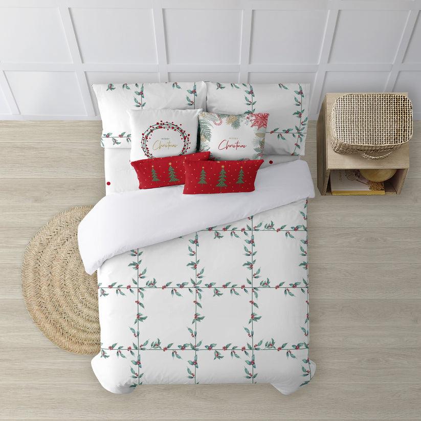 ripshop Funda nórdica con clicks reversible Terciopelo White Christmas 1 – Ripshop Grandes ahorros