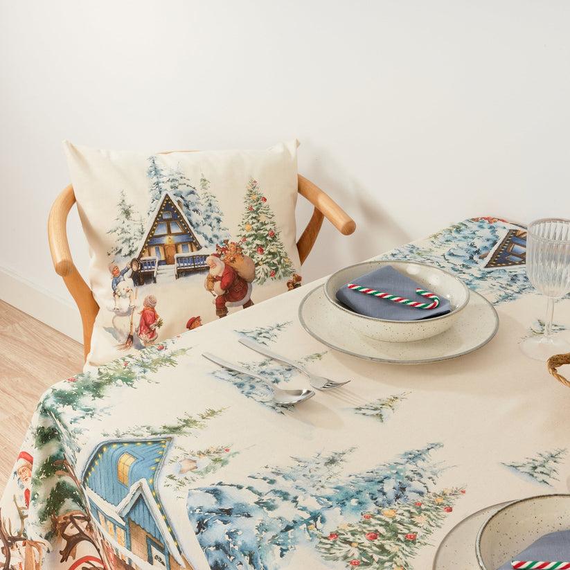 ripshop Mantel tacto tela Christmas Landscape – Ripshop Gran oferta