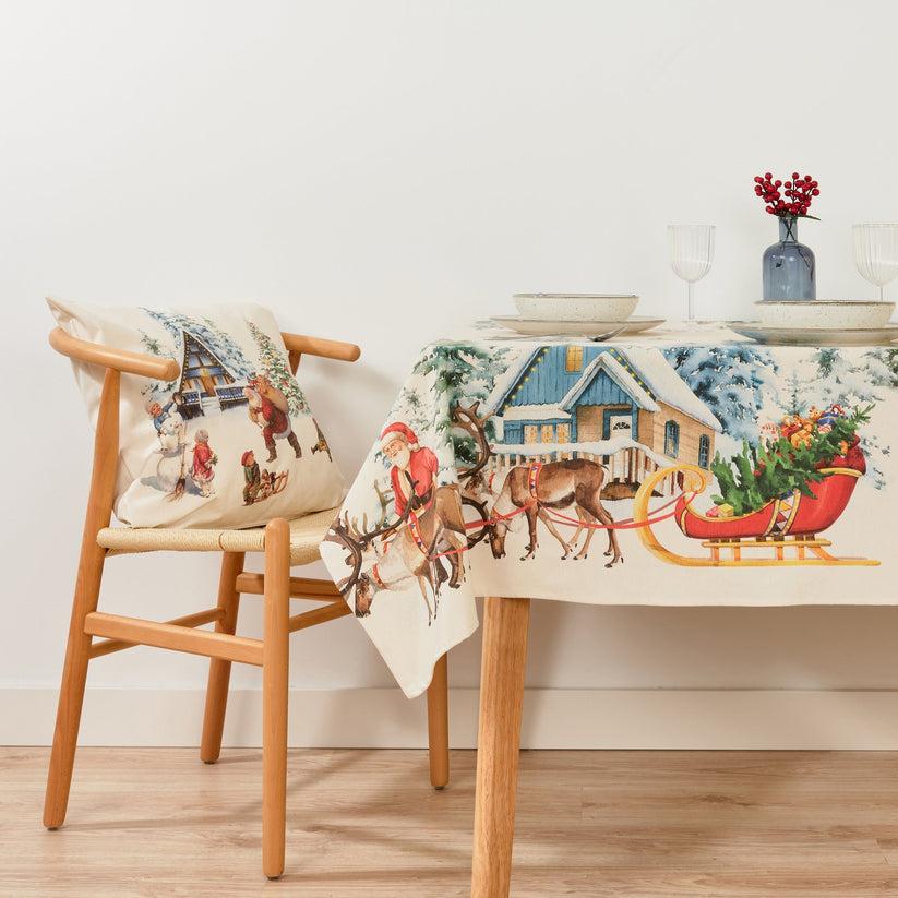 ripshop Mantel tacto tela Christmas Landscape – Ripshop Gran oferta