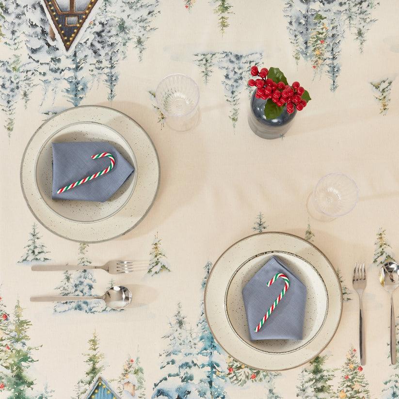ripshop Mantel tacto tela Christmas Landscape – Ripshop Gran oferta