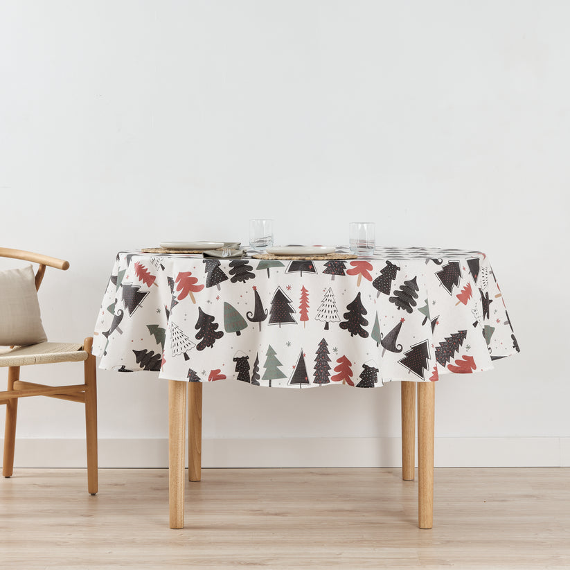ripshop Mantel redondo antimanchas Merry Christmas 14 – Ripshop Grandes descuentos