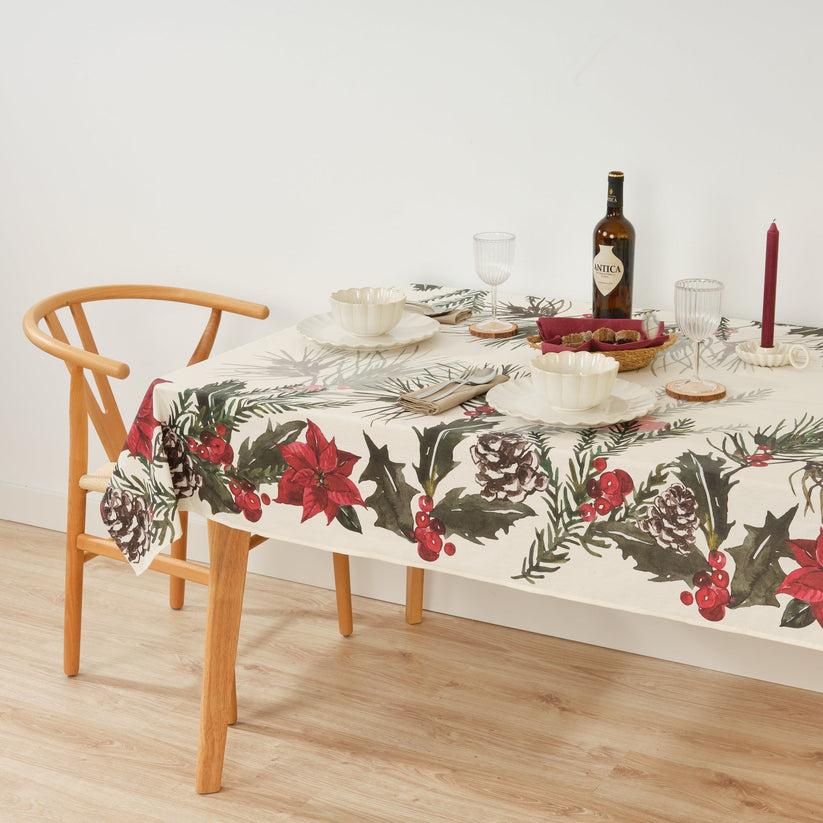 ripshop Mantel antimanchas Christmas Flowers 2 – Ripshop Última moda