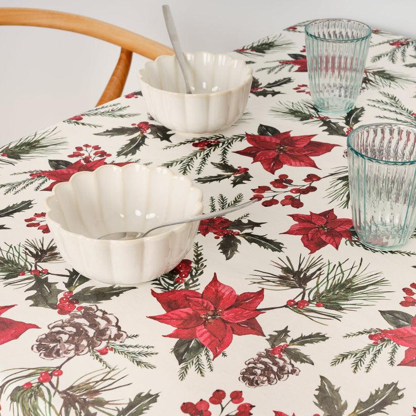 ripshop Mantel antimanchas Christmas Flowers 1 – Ripshop Descuento por venta flash