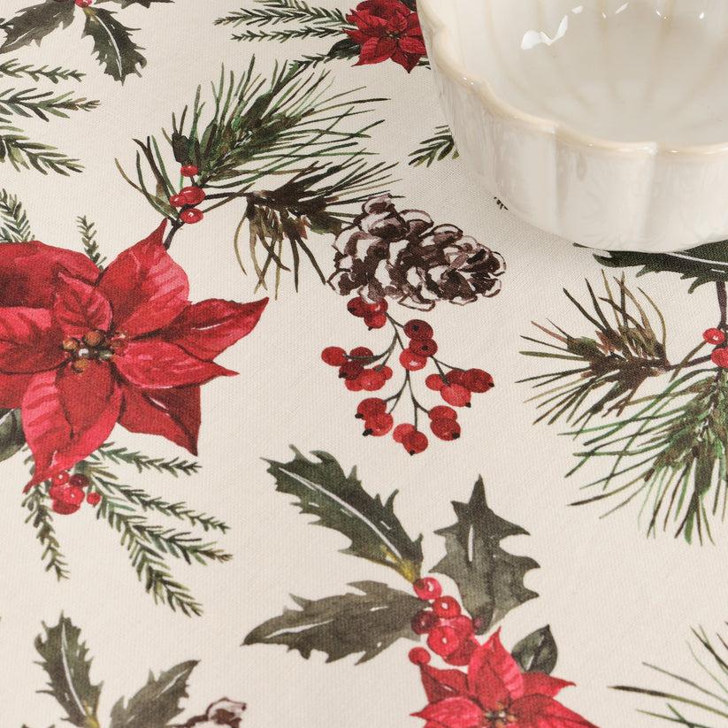 ripshop Mantel antimanchas Christmas Flowers 1 – Ripshop Descuento por venta flash