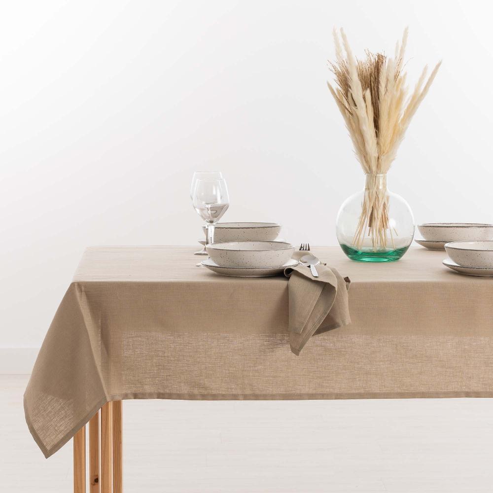 ripshop Mantel hidrofugo Lino 100% Taupe – Ripshop