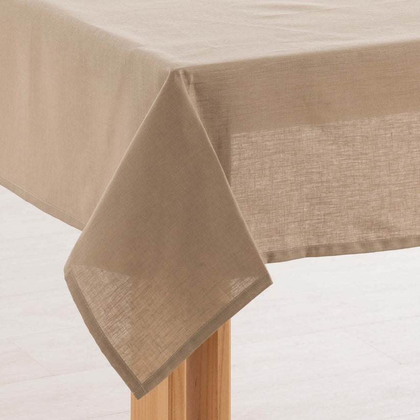 ripshop Mantel hidrofugo Lino 100% Taupe – Ripshop Superdescuento